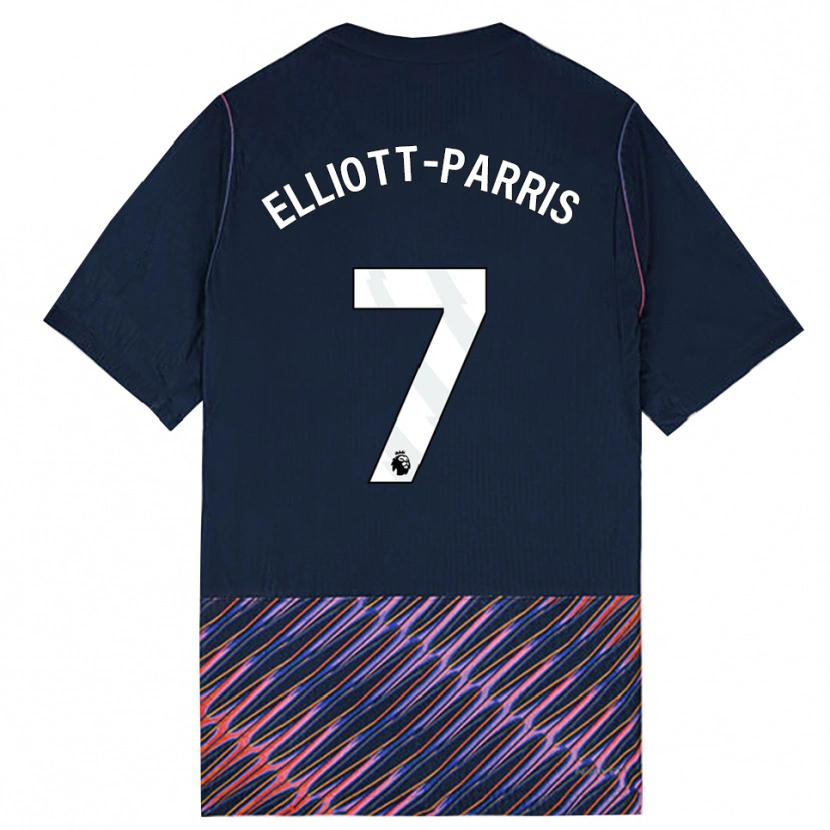Danxen Dětské Reiss Elliott-Parris #7 Královská Modř Bílá Daleko Hráčské Dresy 2026/27 Dres