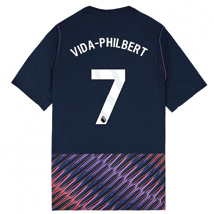 Danxen Dětské Joel Philbert #7 Královská Modř Bílá Daleko Hráčské Dresy 2026/27 Dres