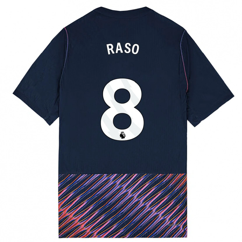 Danxen Dětské Hayley Raso #8 Královská Modř Bílá Daleko Hráčské Dresy 2026/27 Dres