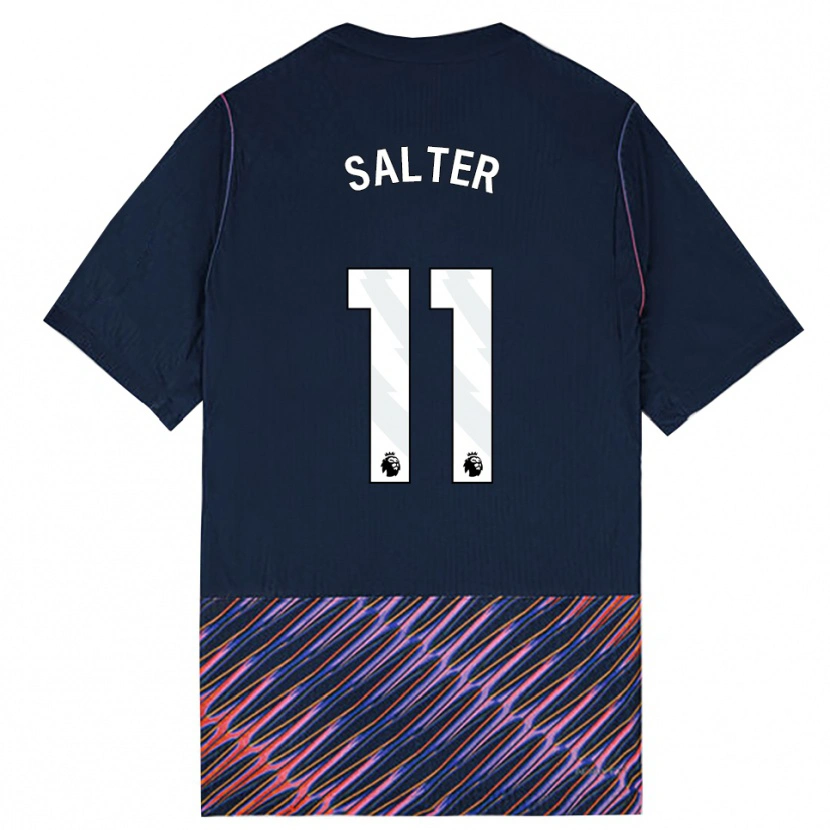 Danxen Dětské Oliver Salter #11 Královská Modř Bílá Daleko Hráčské Dresy 2026/27 Dres