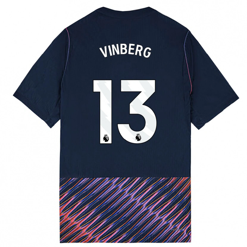 Danxen Dětské Matilda Vinberg #13 Královská Modř Bílá Daleko Hráčské Dresy 2026/27 Dres