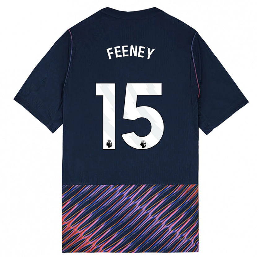 Danxen Dětské George Feeney #15 Královská Modř Bílá Daleko Hráčské Dresy 2026/27 Dres