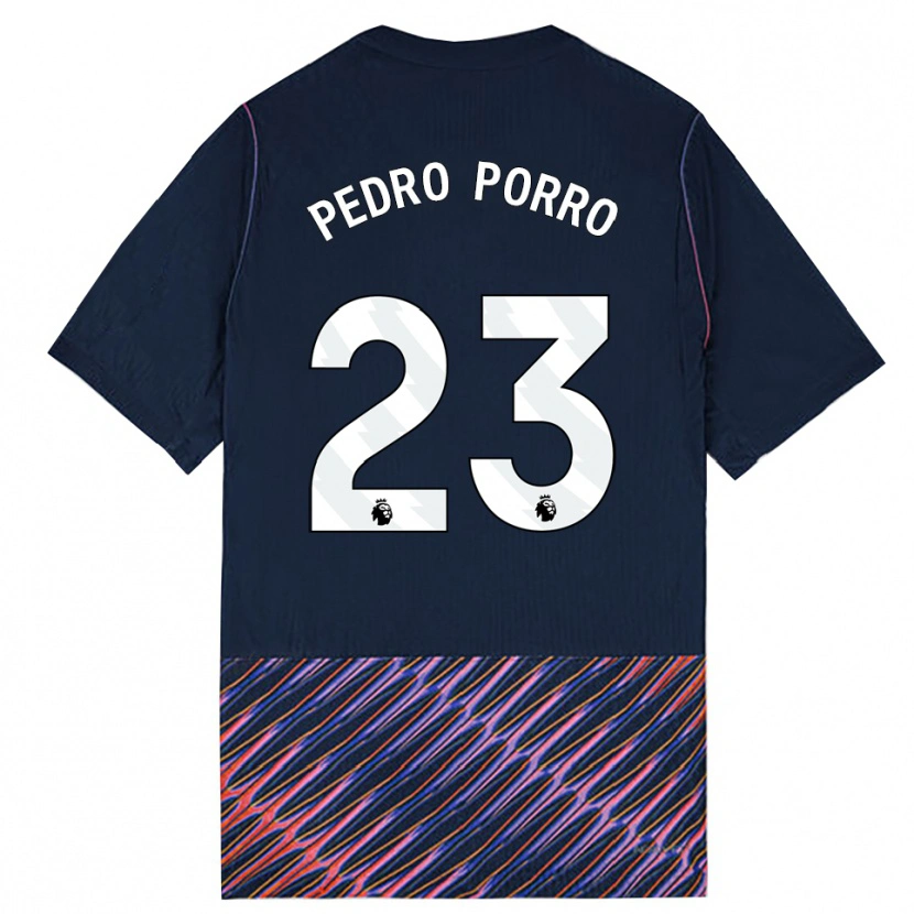Danxen Dětské Pedro Porro #23 Královská Modř Bílá Daleko Hráčské Dresy 2026/27 Dres