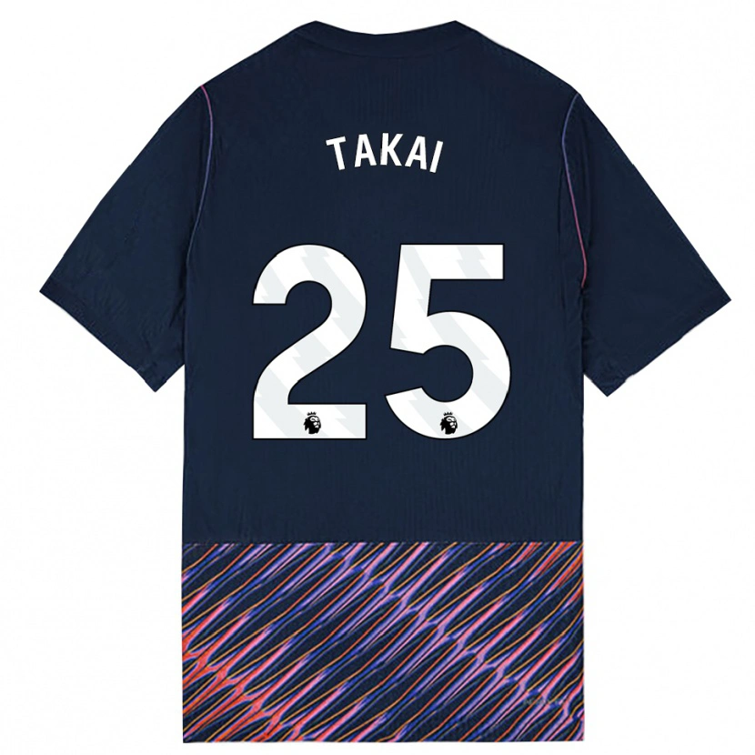 Danxen Dětské Kota Takai #25 Královská Modř Bílá Daleko Hráčské Dresy 2026/27 Dres