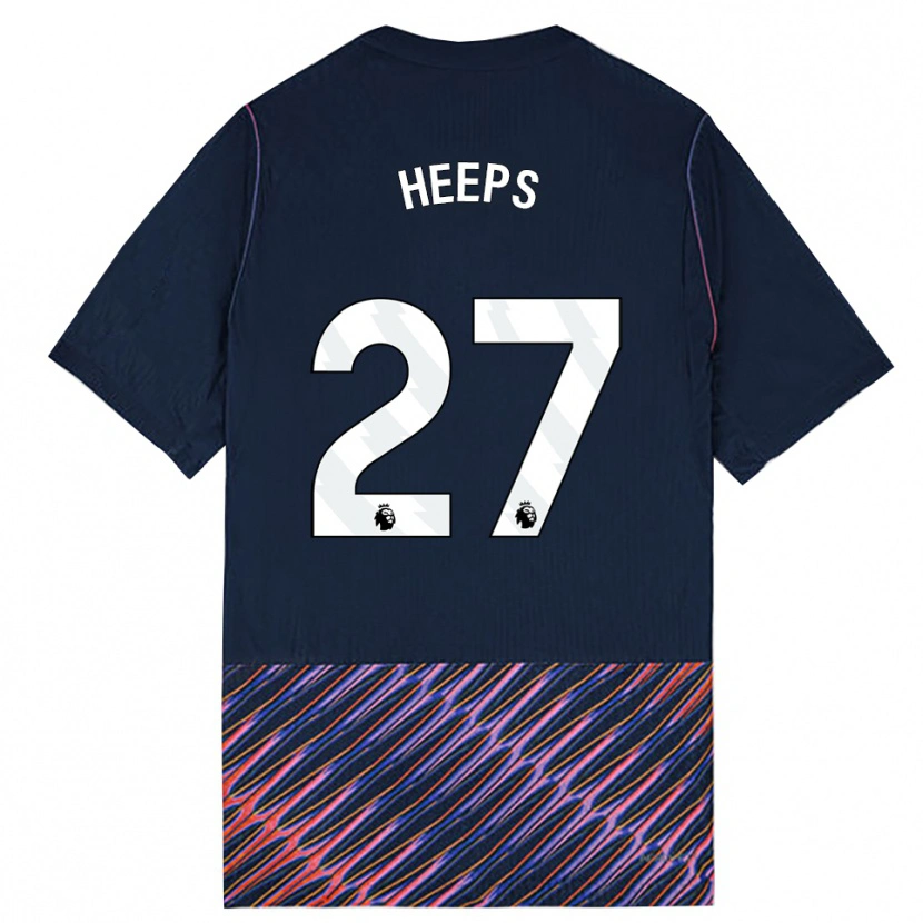 Danxen Dětské Eleanor Heeps #27 Královská Modř Bílá Daleko Hráčské Dresy 2026/27 Dres