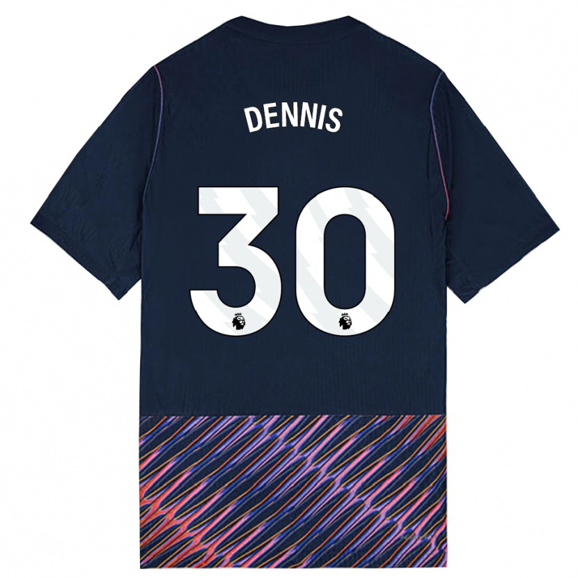 Danxen Dětské Araya Dennis #30 Královská Modř Bílá Daleko Hráčské Dresy 2026/27 Dres