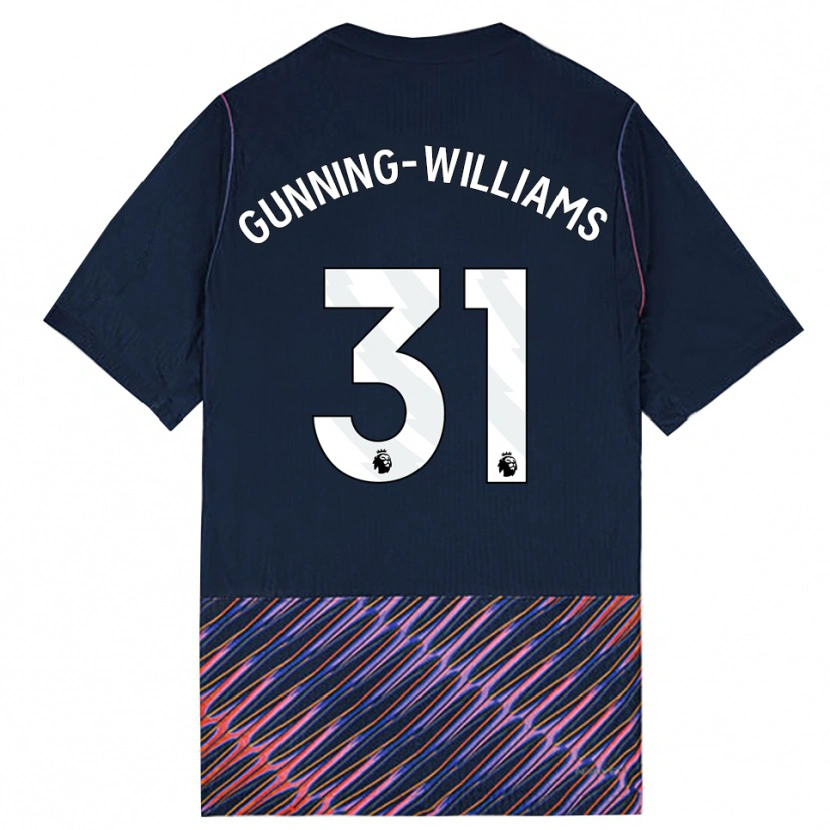 Danxen Dětské Lenna Gunning-Williams #31 Královská Modř Bílá Daleko Hráčské Dresy 2026/27 Dres