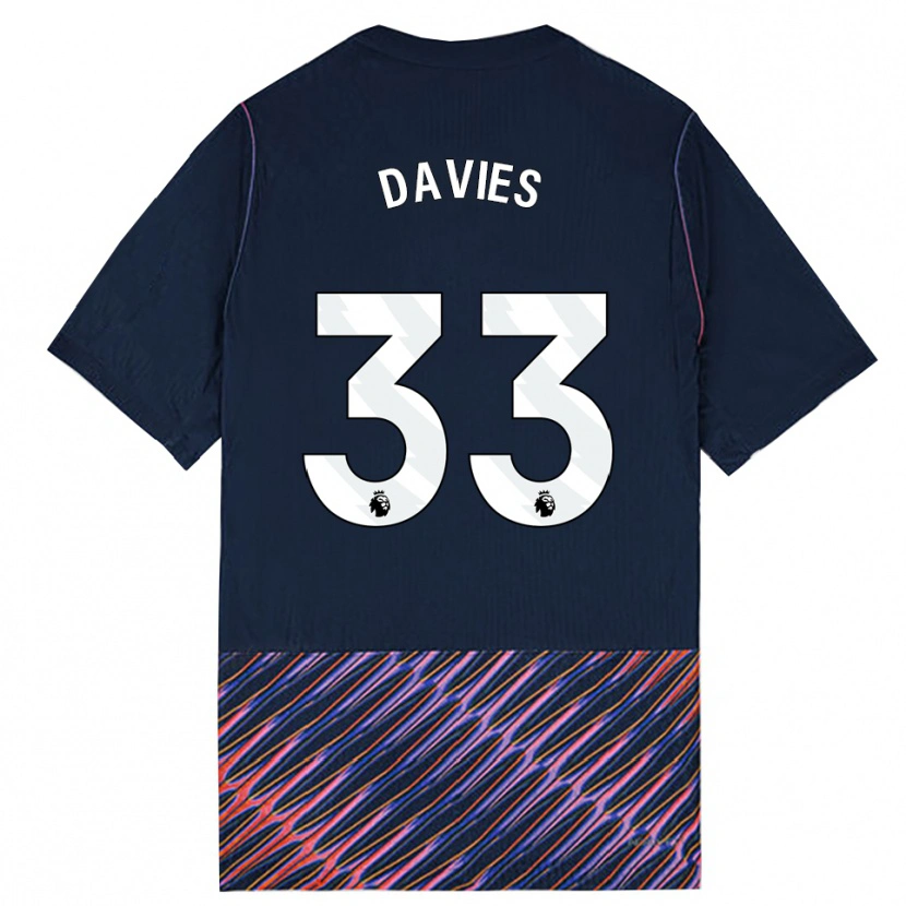 Danxen Dětské Ben Davies #33 Královská Modř Bílá Daleko Hráčské Dresy 2026/27 Dres