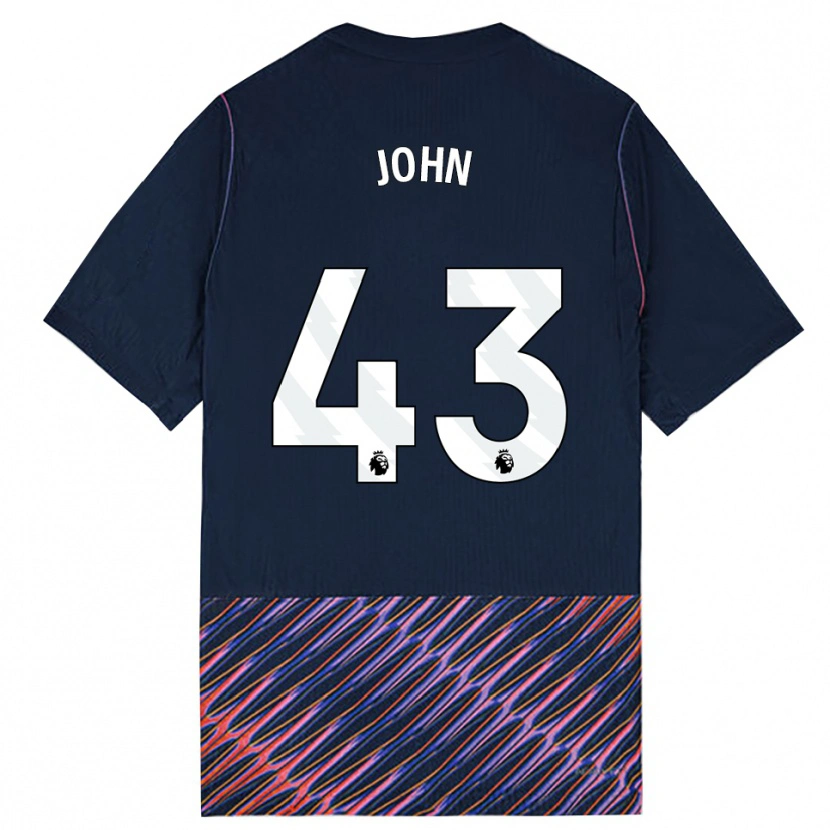 Danxen Dětské Nile John #43 Královská Modř Bílá Daleko Hráčské Dresy 2026/27 Dres