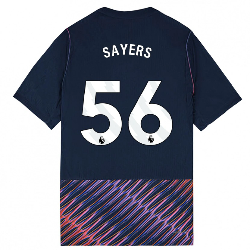 Danxen Dětské Charlie Sayers #56 Královská Modř Bílá Daleko Hráčské Dresy 2026/27 Dres