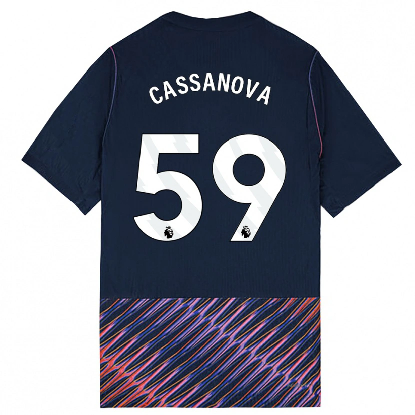 Danxen Dětské Dante Cassanova #59 Královská Modř Bílá Daleko Hráčské Dresy 2026/27 Dres