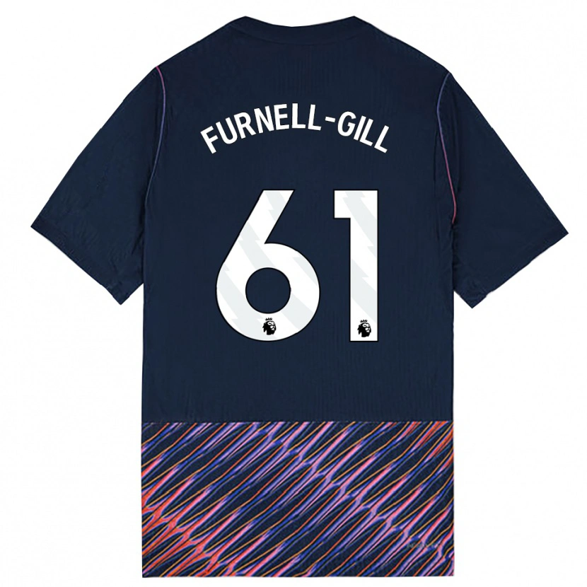 Danxen Dětské Luca Furnell-Gill #61 Královská Modř Bílá Daleko Hráčské Dresy 2026/27 Dres