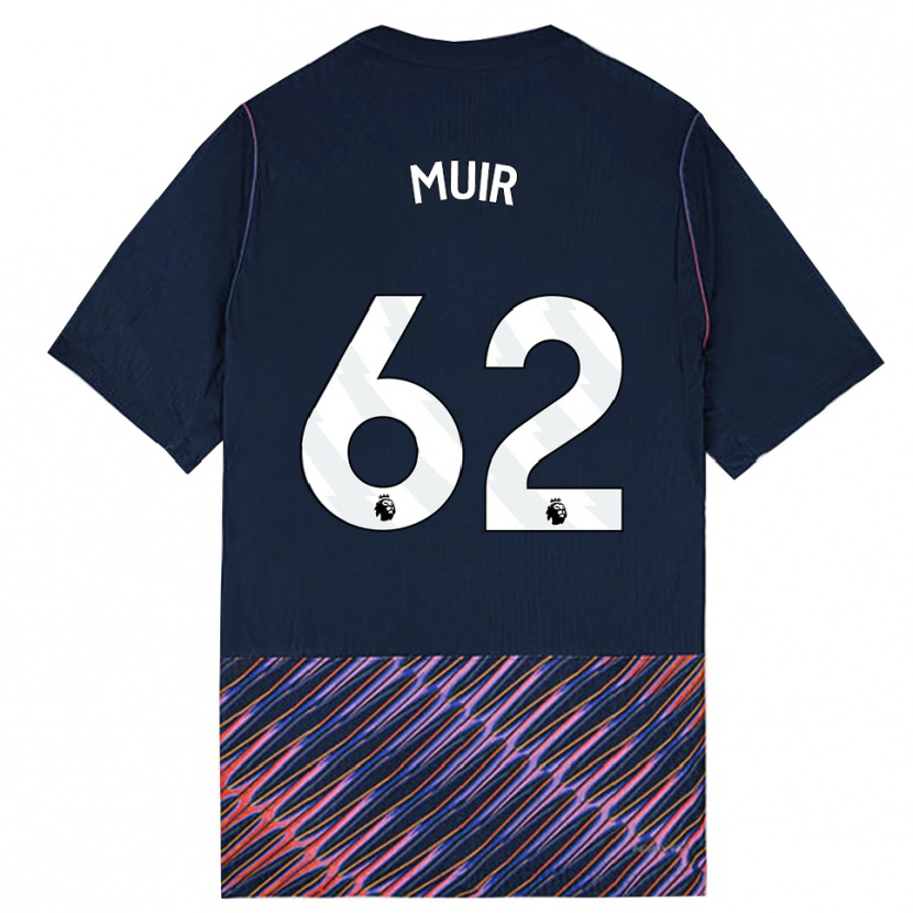 Danxen Dětské Marqes Muir #62 Královská Modř Bílá Daleko Hráčské Dresy 2026/27 Dres