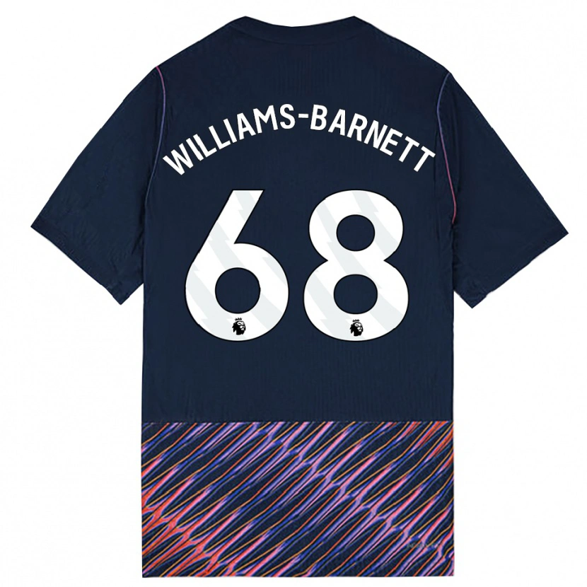 Danxen Dětské Luca Williams-Barnett #68 Královská Modř Bílá Daleko Hráčské Dresy 2026/27 Dres