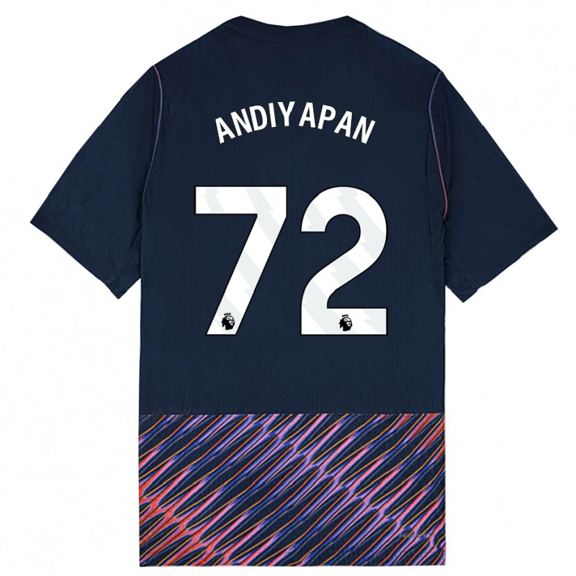 Danxen Dětské William Andiyapan #72 Královská Modř Bílá Daleko Hráčské Dresy 2026/27 Dres