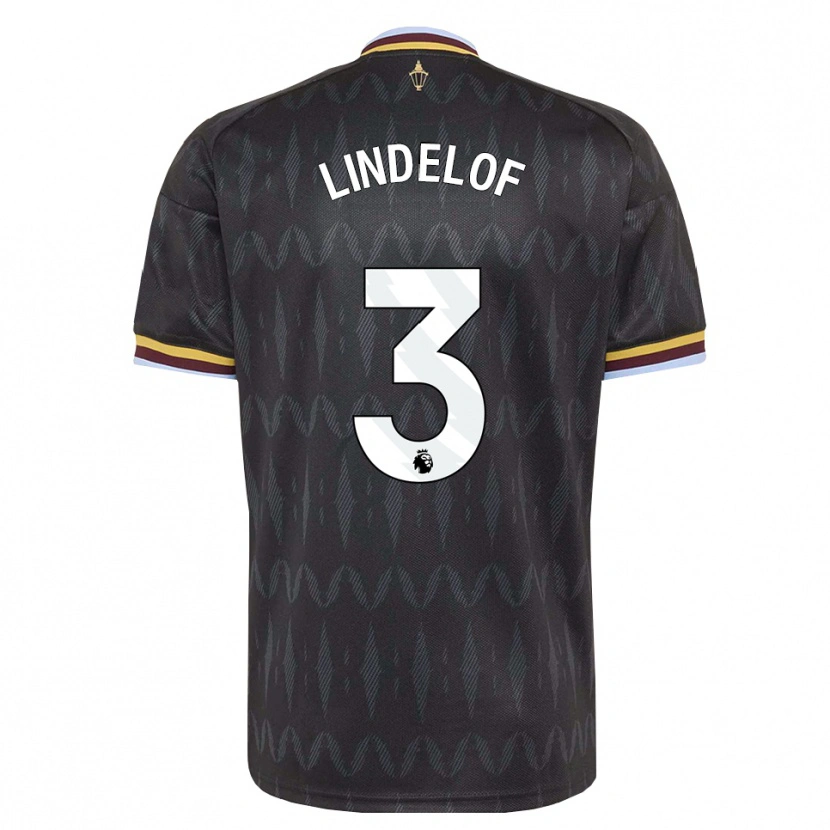 Danxen Dětské Victor Lindelöf #3 Modrá Chodníčková Černá Žlutá Daleko Hráčské Dresy 2026/27 Dres
