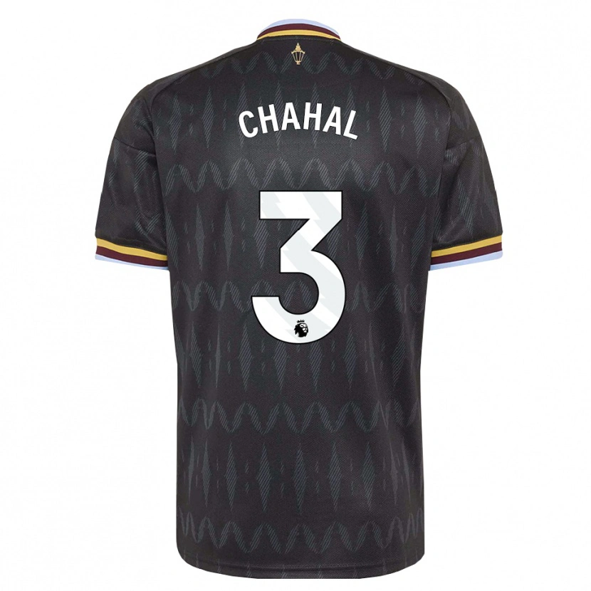 Danxen Dětské Curran Chahal #3 Modrá Chodníčková Černá Žlutá Daleko Hráčské Dresy 2026/27 Dres