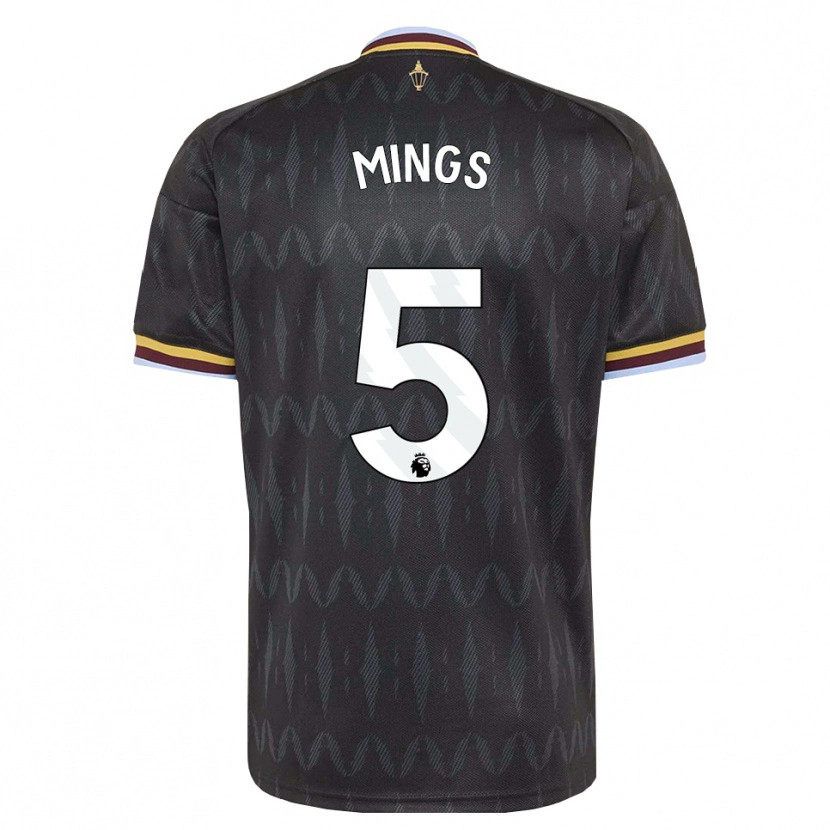 Danxen Dětské Tyrone Mings #5 Modrá Chodníčková Černá Žlutá Daleko Hráčské Dresy 2026/27 Dres