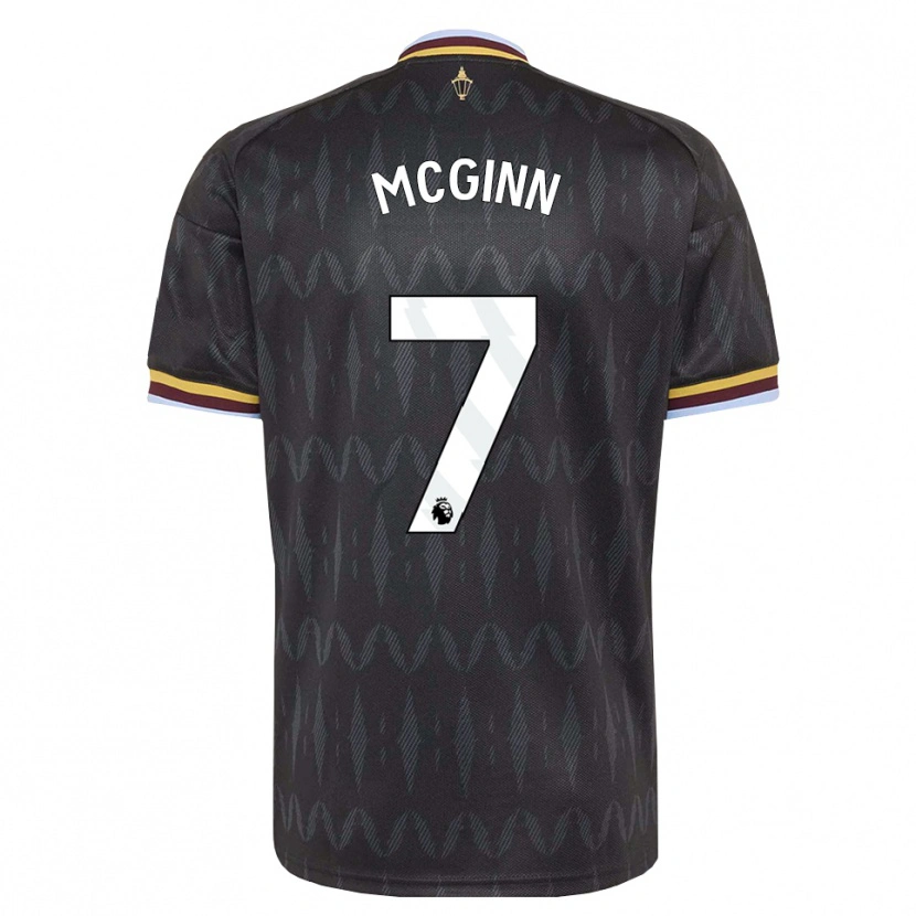 Danxen Dětské John Mcginn #7 Modrá Chodníčková Černá Žlutá Daleko Hráčské Dresy 2026/27 Dres