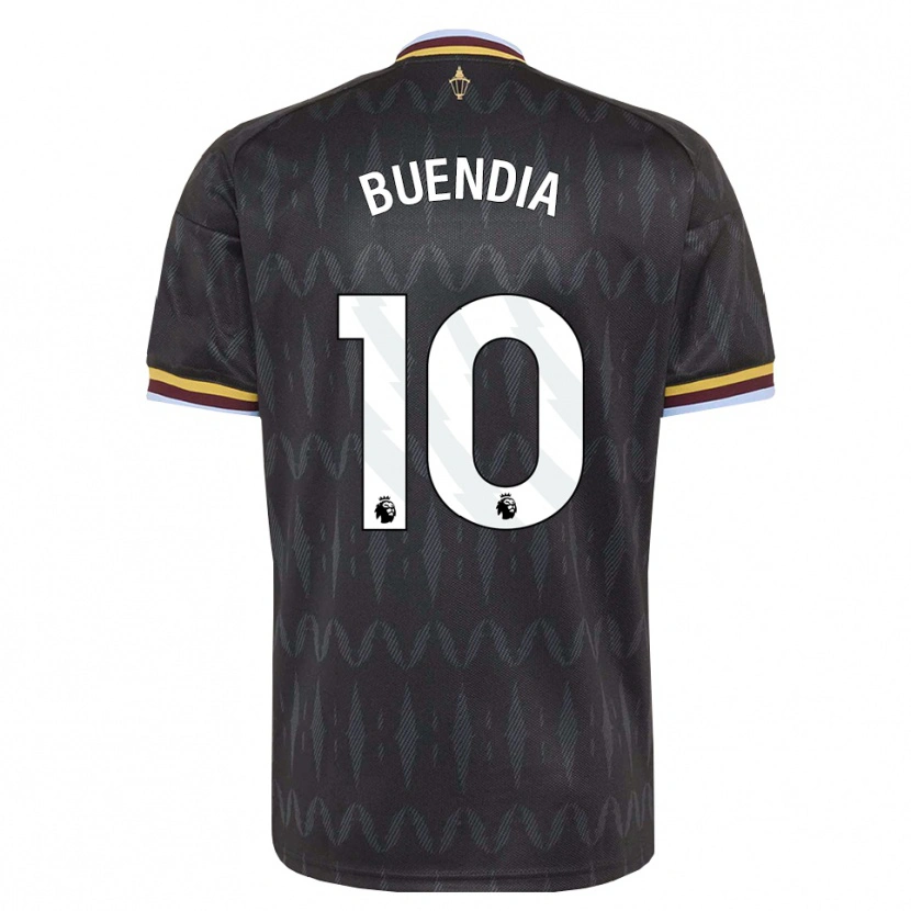Danxen Dětské Emiliano Buendía #10 Modrá Chodníčková Černá Žlutá Daleko Hráčské Dresy 2026/27 Dres