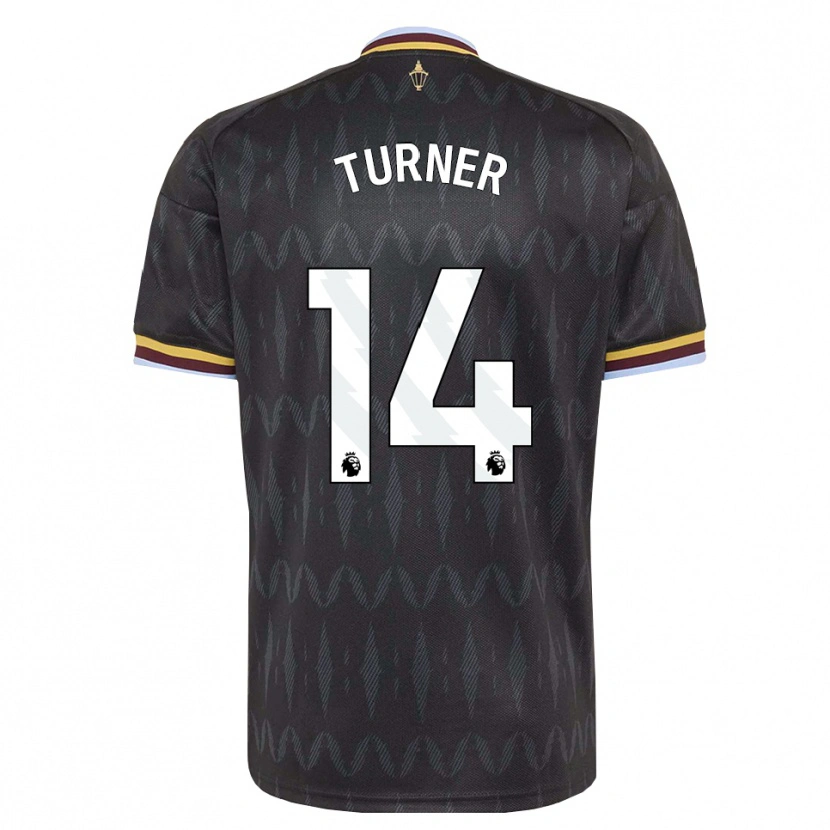 Danxen Dětské Danielle Turner #14 Modrá Chodníčková Černá Žlutá Daleko Hráčské Dresy 2026/27 Dres
