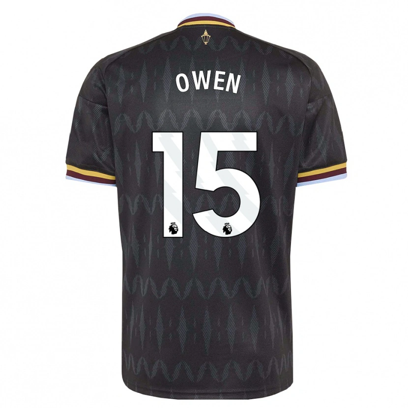 Danxen Dětské Curtis Owen #15 Modrá Chodníčková Černá Žlutá Daleko Hráčské Dresy 2026/27 Dres