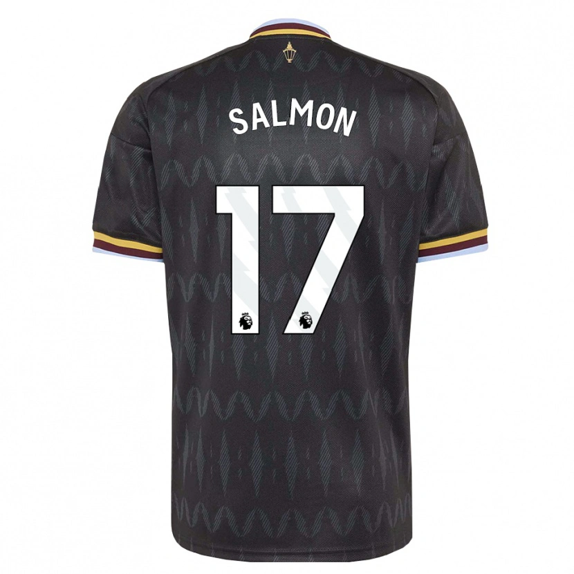 Danxen Dětské Ebony Salmon #17 Modrá Chodníčková Černá Žlutá Daleko Hráčské Dresy 2026/27 Dres