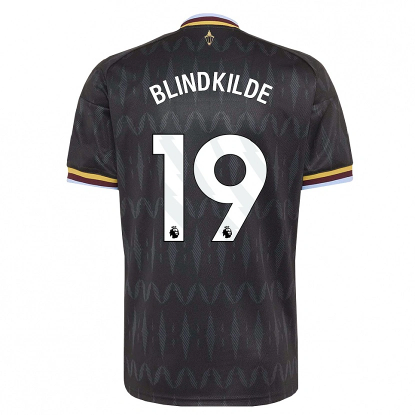Danxen Dětské Laura Blindkilde #19 Modrá Chodníčková Černá Žlutá Daleko Hráčské Dresy 2026/27 Dres