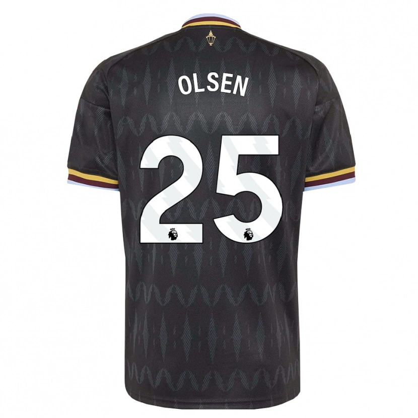 Danxen Dětské Robin Olsen #25 Modrá Chodníčková Černá Žlutá Daleko Hráčské Dresy 2026/27 Dres
