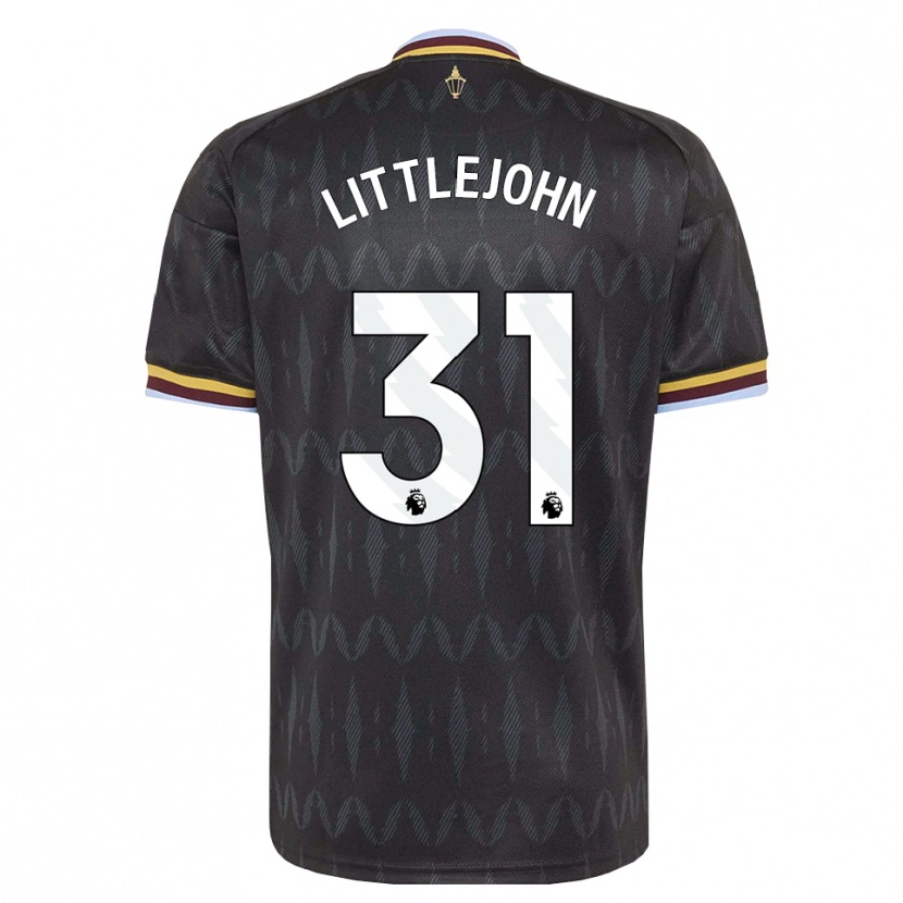 Danxen Dětské Ruesha Littlejohn #31 Modrá Chodníčková Černá Žlutá Daleko Hráčské Dresy 2026/27 Dres
