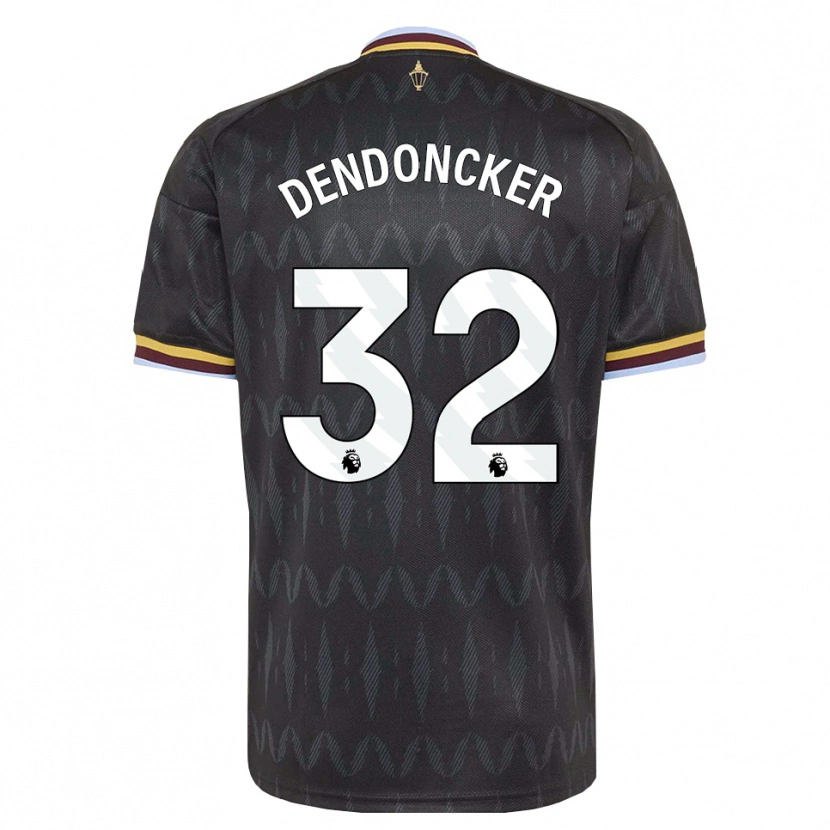 Danxen Dětské Leander Dendoncker #32 Modrá Chodníčková Černá Žlutá Daleko Hráčské Dresy 2026/27 Dres