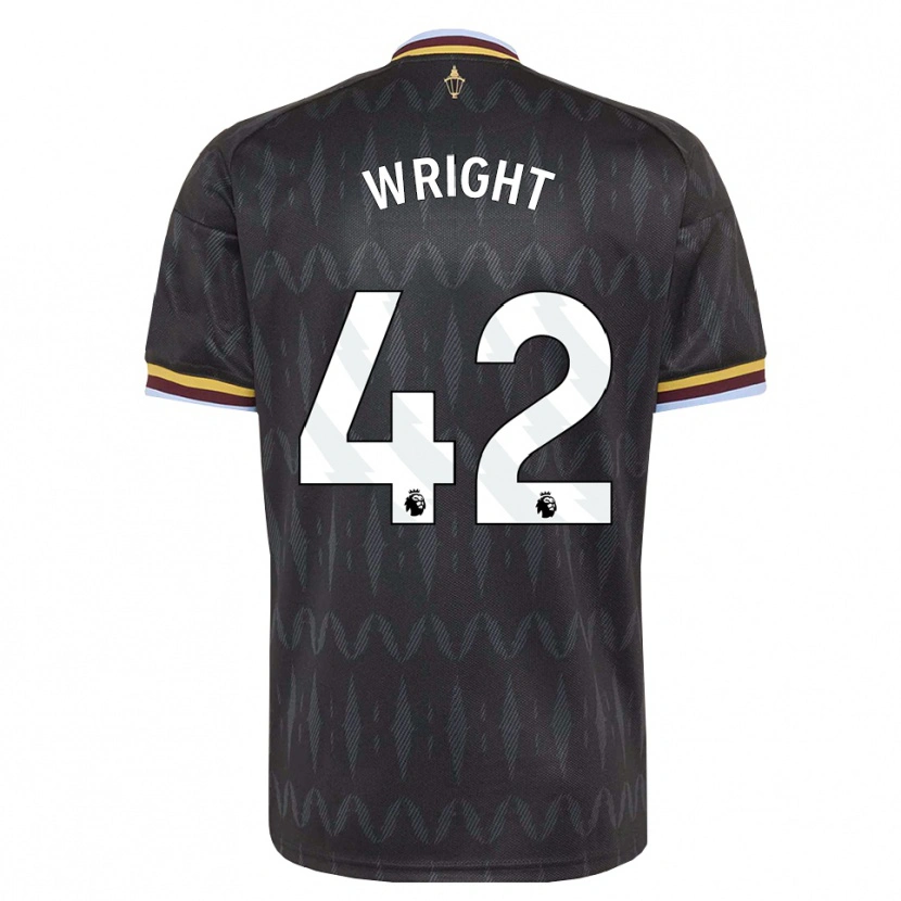 Danxen Dětské James Wright #42 Modrá Chodníčková Černá Žlutá Daleko Hráčské Dresy 2026/27 Dres