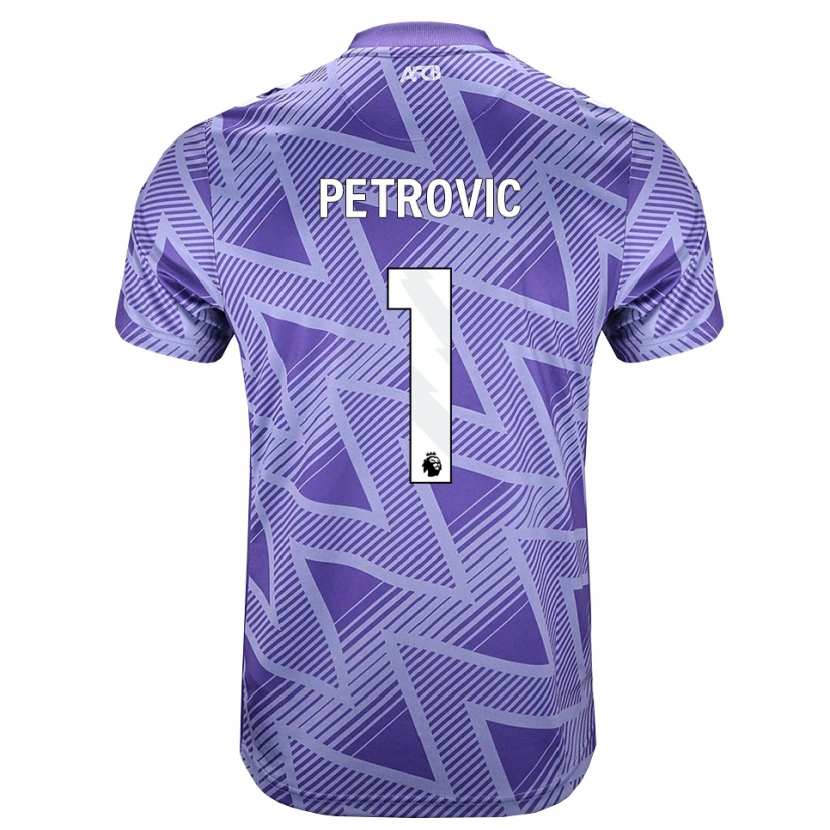 Danxen Dětské Djordje Petrovic #1 Světle Fialově Červená Bílá Daleko Hráčské Dresy 2026/27 Dres