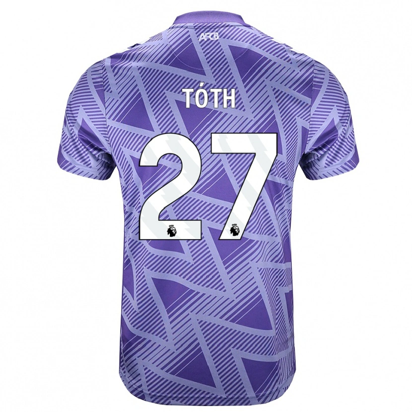 Danxen Dětské Alex Tóth #27 Světle Fialově Červená Bílá Daleko Hráčské Dresy 2026/27 Dres