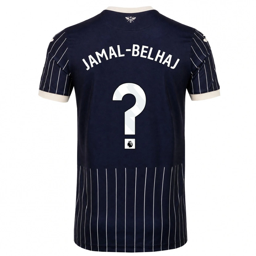 Danxen Dětské Hatim Jamal-Belhaj #0 Černá Bílá Daleko Hráčské Dresy 2026/27 Dres