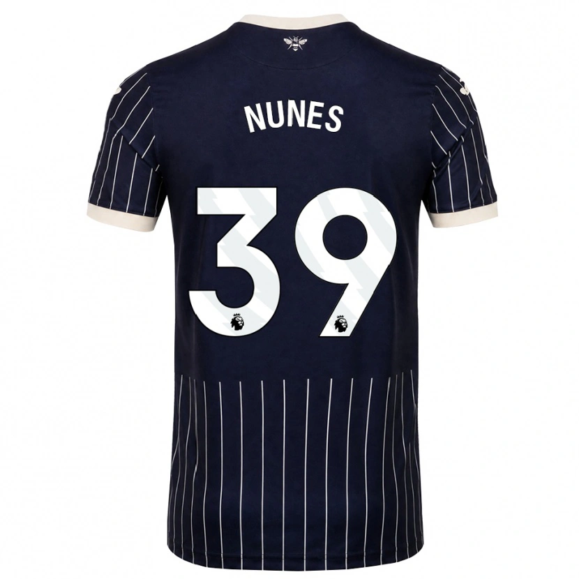 Danxen Dětské Gustavo Nunes #39 Černá Bílá Daleko Hráčské Dresy 2026/27 Dres