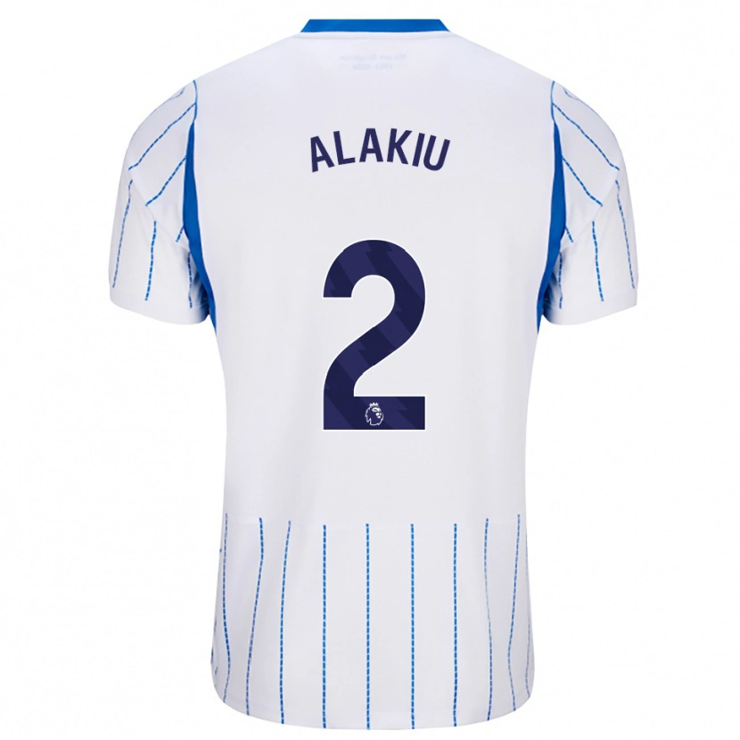Danxen Dětské Isaiah Alakiu #2 Modrá Chodníčková Bílá Daleko Hráčské Dresy 2026/27 Dres
