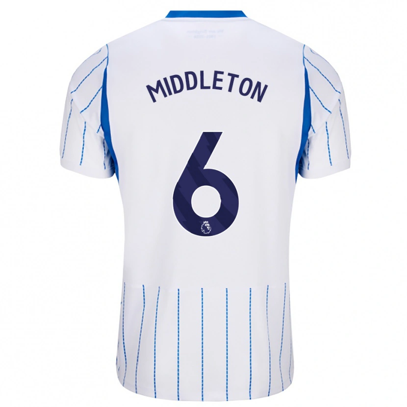 Danxen Dětské Jesse Middleton #6 Modrá Chodníčková Bílá Daleko Hráčské Dresy 2026/27 Dres