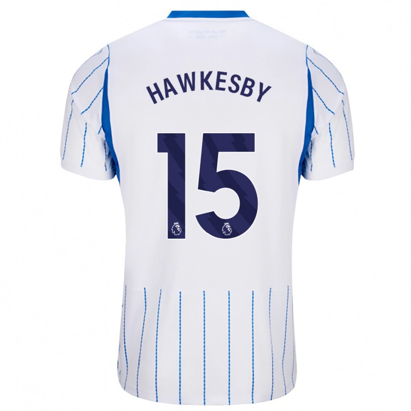 Danxen Dětské Mackenzie Hawkesby #15 Modrá Chodníčková Bílá Daleko Hráčské Dresy 2026/27 Dres