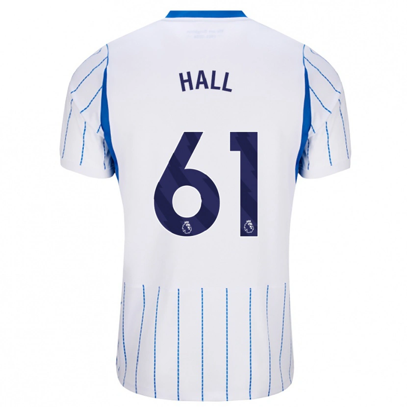 Danxen Dětské Steven Hall #61 Modrá Chodníčková Bílá Daleko Hráčské Dresy 2026/27 Dres