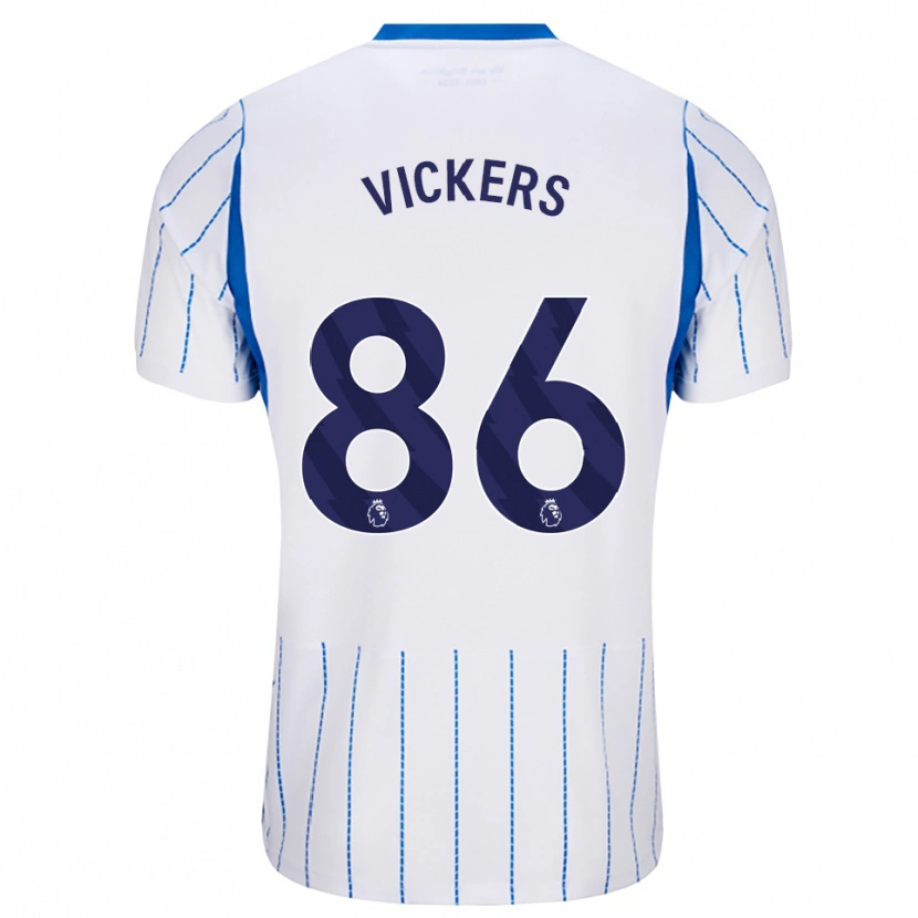 Danxen Dětské Jacob Vickers #86 Modrá Chodníčková Bílá Daleko Hráčské Dresy 2026/27 Dres