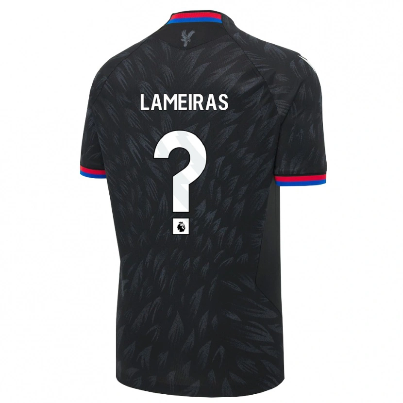 Danxen Dětské Enrique Lameiras #0 Černá Modrá Červená Daleko Hráčské Dresy 2026/27 Dres
