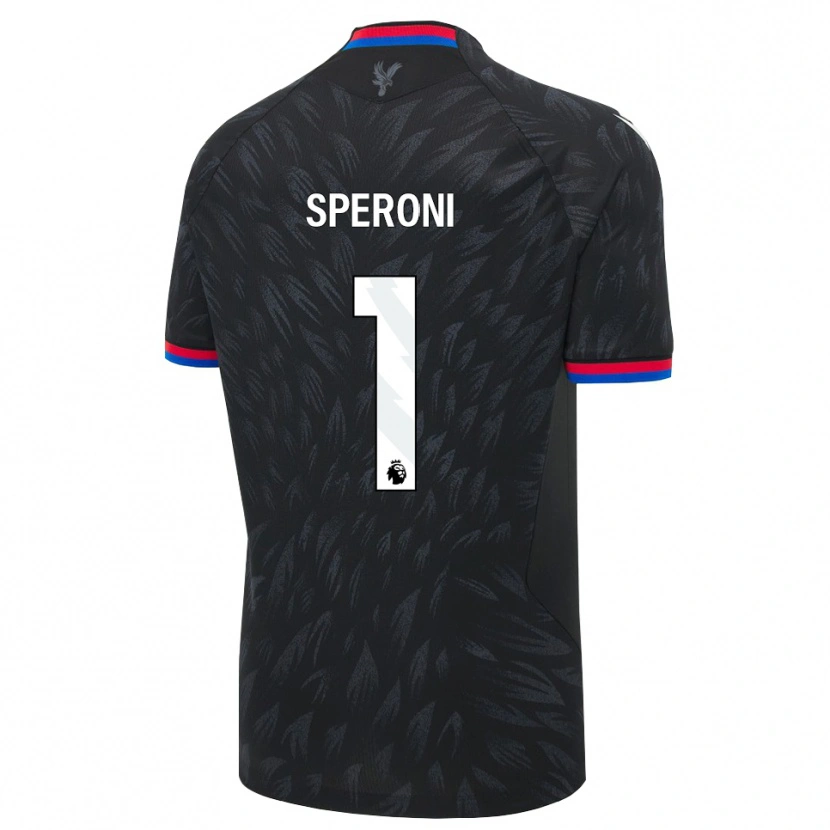 Danxen Dětské Thiago Speroni #1 Černá Modrá Červená Daleko Hráčské Dresy 2026/27 Dres