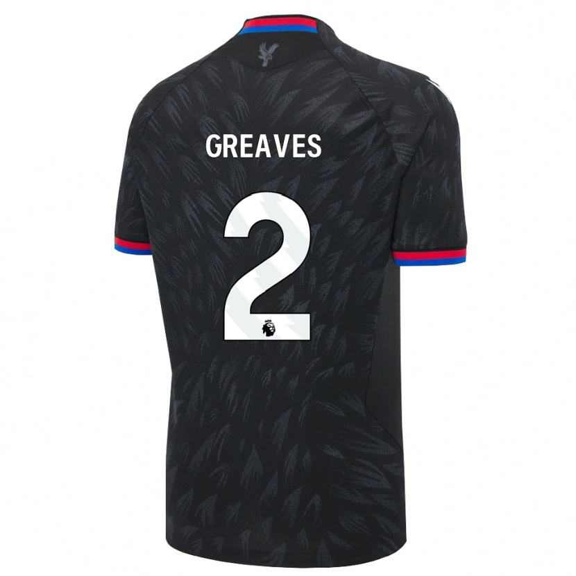 Danxen Dětské Ajean-Ray Greaves #2 Černá Modrá Červená Daleko Hráčské Dresy 2026/27 Dres