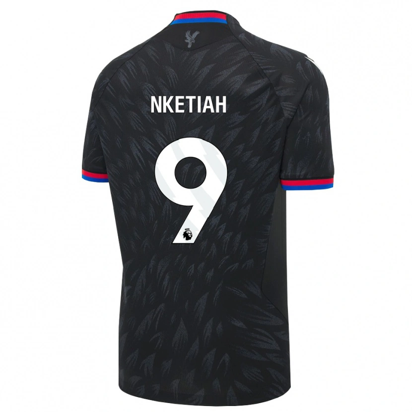 Danxen Dětské Eddie Nketiah #9 Černá Modrá Červená Daleko Hráčské Dresy 2026/27 Dres