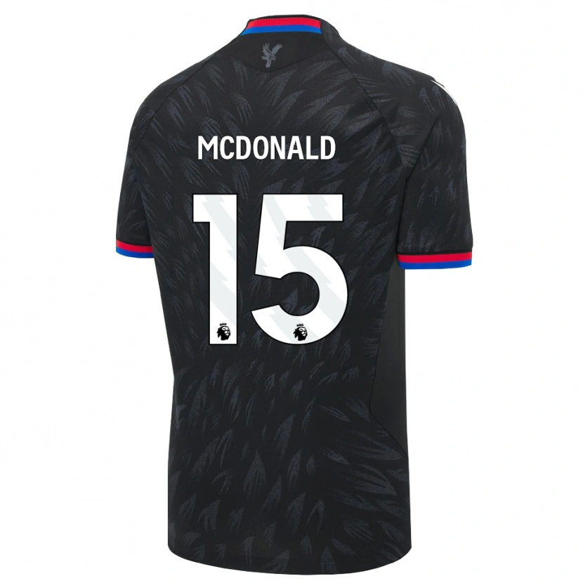 Danxen Dětské Jayden Mcdonald #15 Černá Modrá Červená Daleko Hráčské Dresy 2026/27 Dres
