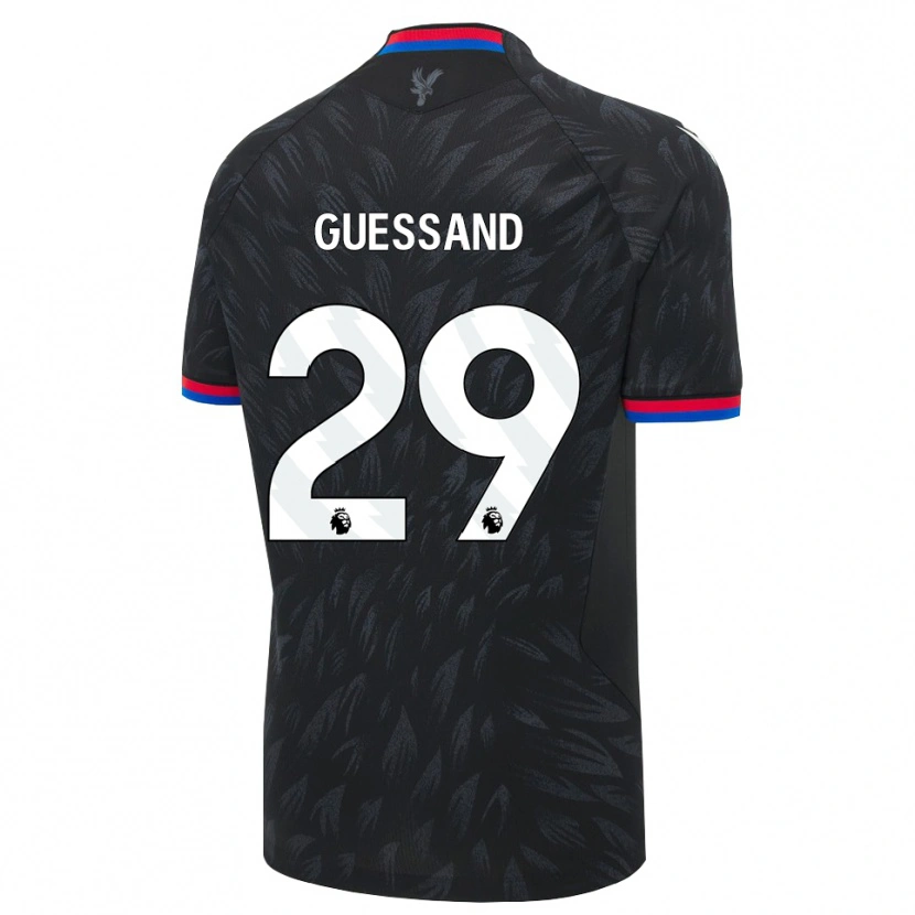 Danxen Dětské Evann Guessand #29 Černá Modrá Červená Daleko Hráčské Dresy 2026/27 Dres