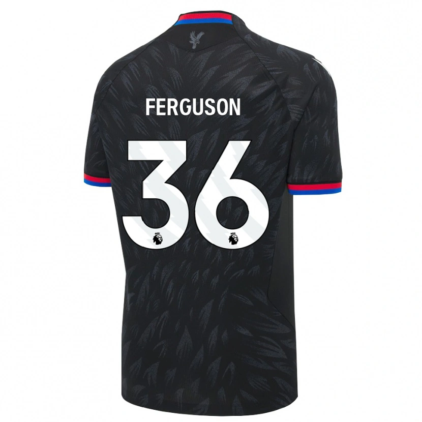 Danxen Dětské Nathan Ferguson #36 Černá Modrá Červená Daleko Hráčské Dresy 2026/27 Dres
