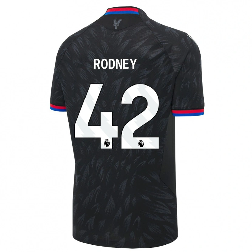 Danxen Dětské Kaden Rodney #42 Černá Modrá Červená Daleko Hráčské Dresy 2026/27 Dres