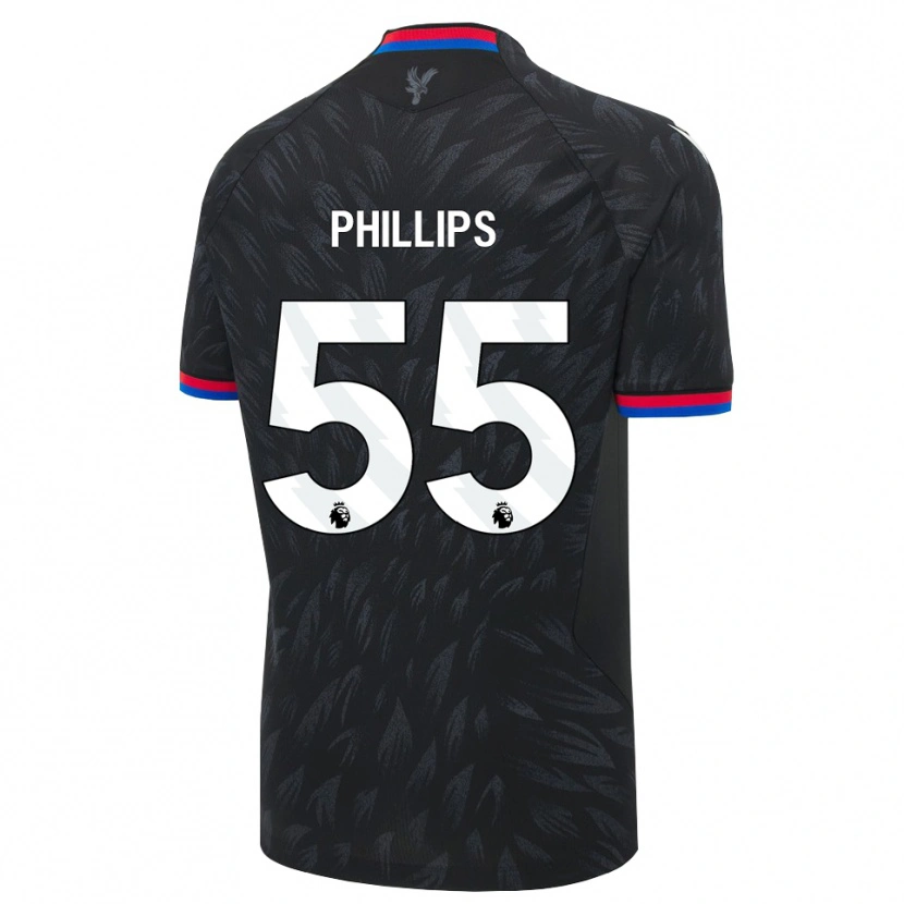 Danxen Dětské Killian Phillips #55 Černá Modrá Červená Daleko Hráčské Dresy 2026/27 Dres